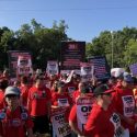 Hundreds of American Airline Catering Workers Protest for Higher Pay, Dozens Arrested